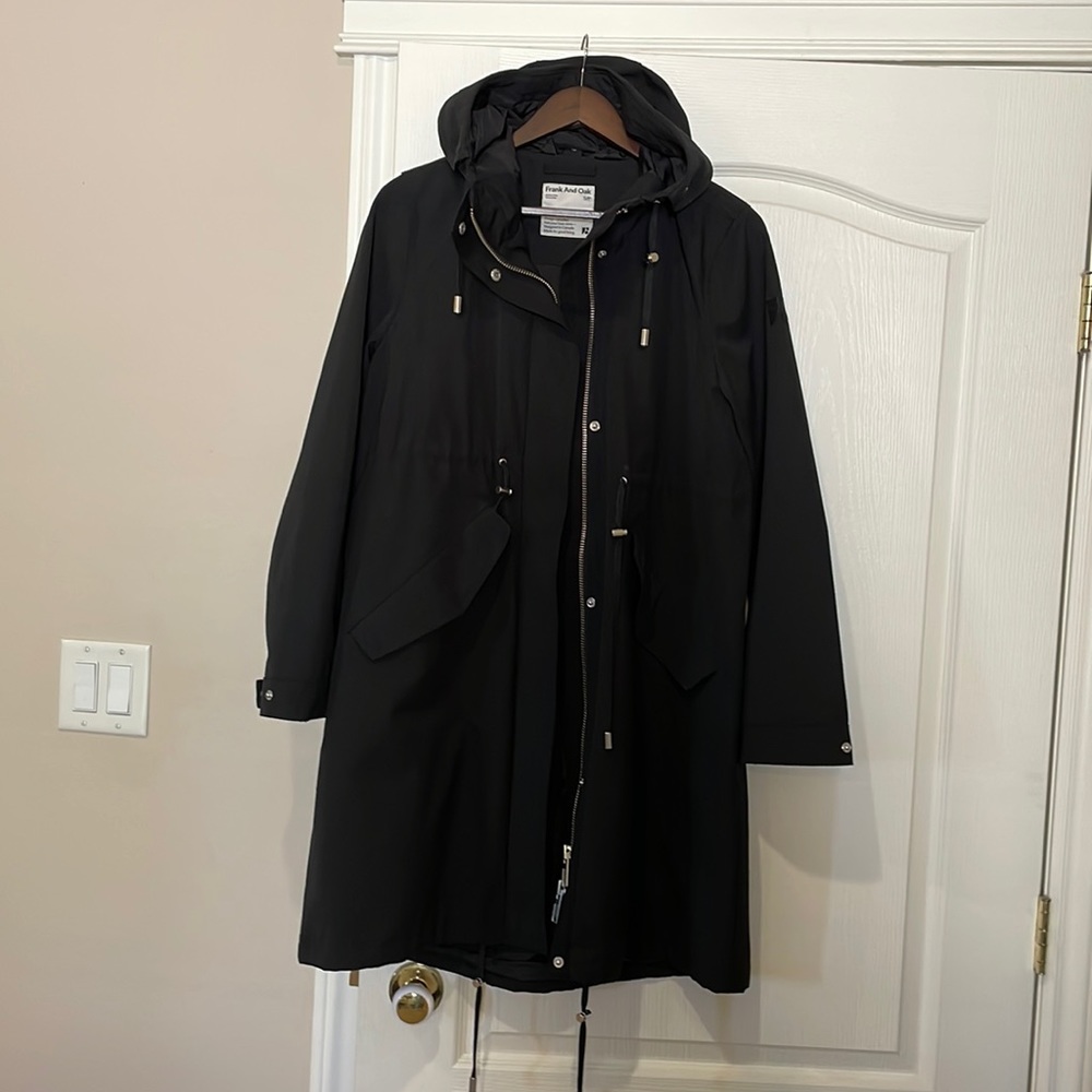 Frank and oak trench coat with hood women’s